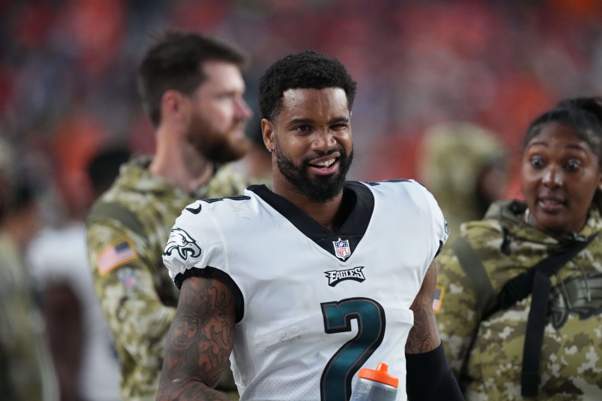 Darius Slay after his 83-yard TD on a fumble return in Denver